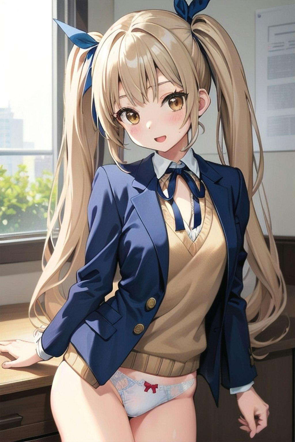 School twintails girl