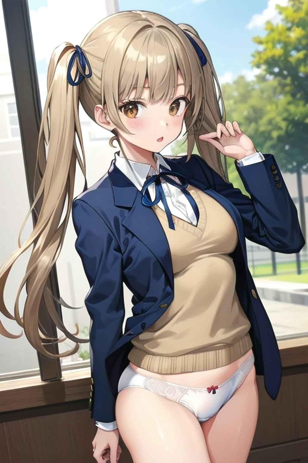 School twintails girl