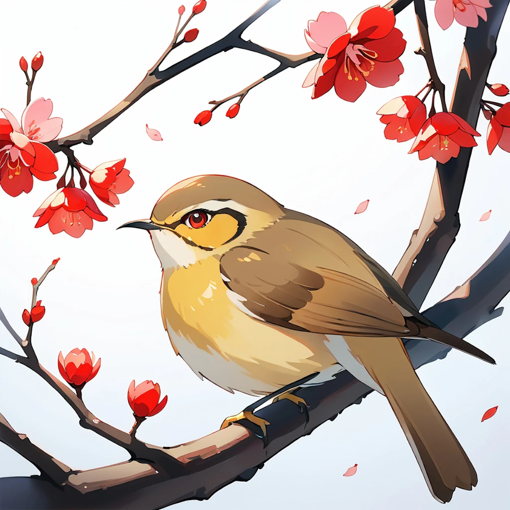 梅に鶯 | chichi-pui(ちちぷい)AIイラスト専用の投稿&生成サイト