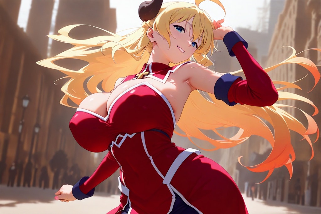 決めポーズしてるけど、頭にうんこ付いてるよ？(´・ω・`)