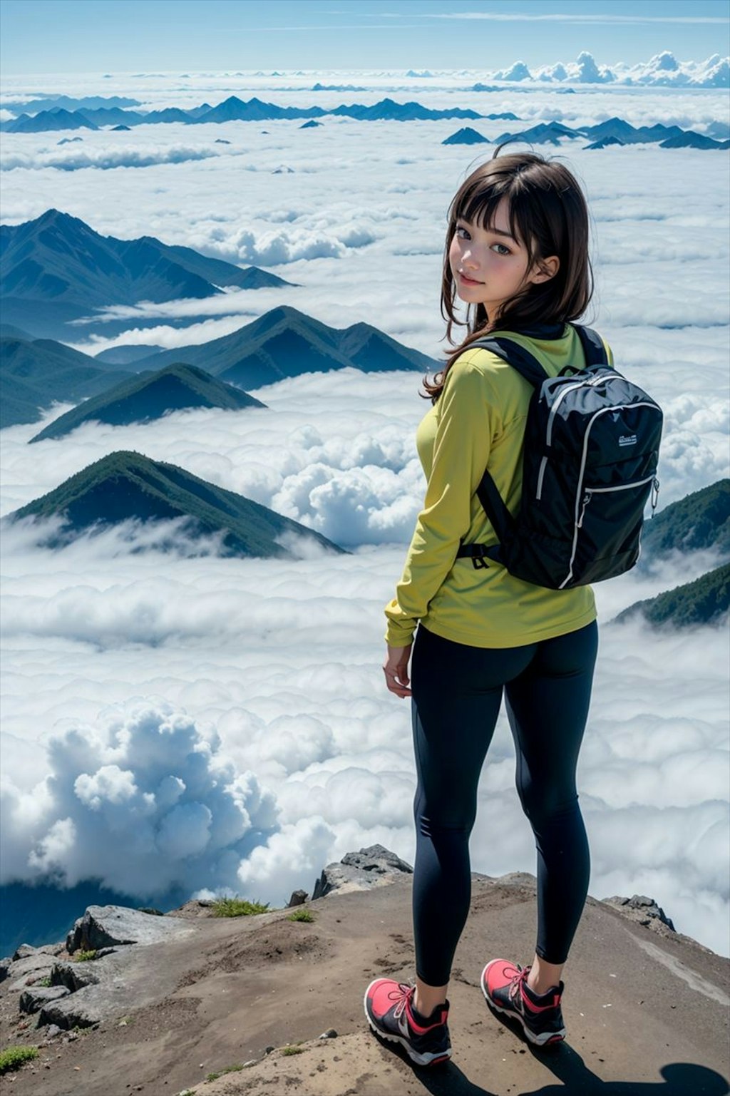 雲海を見る