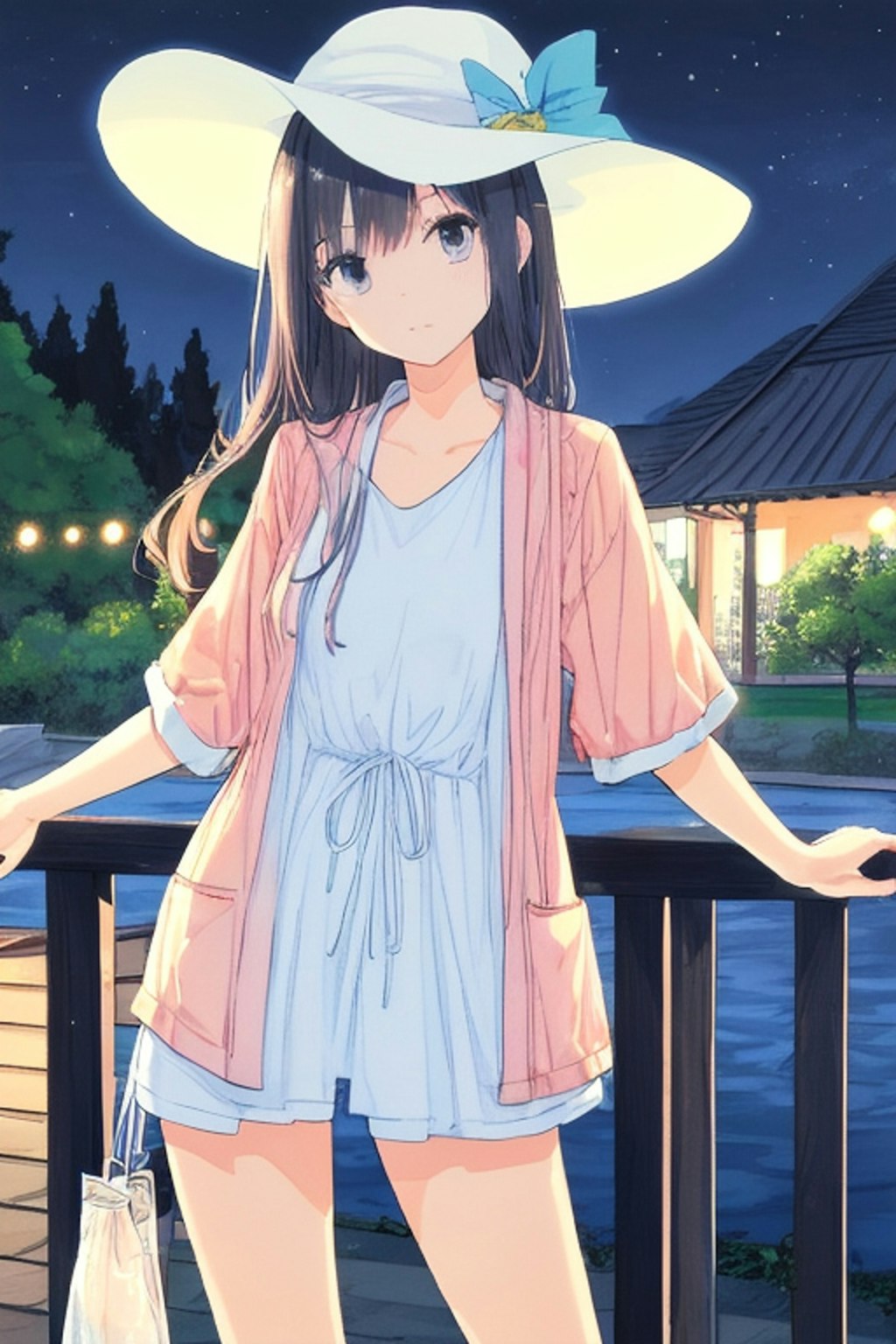 夏ファッションな女の子