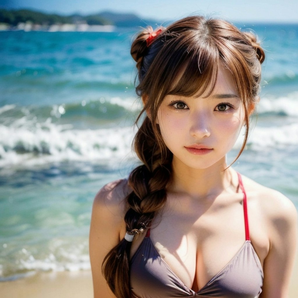 なかなかビキニを披露してくれなっ娘ちゃん