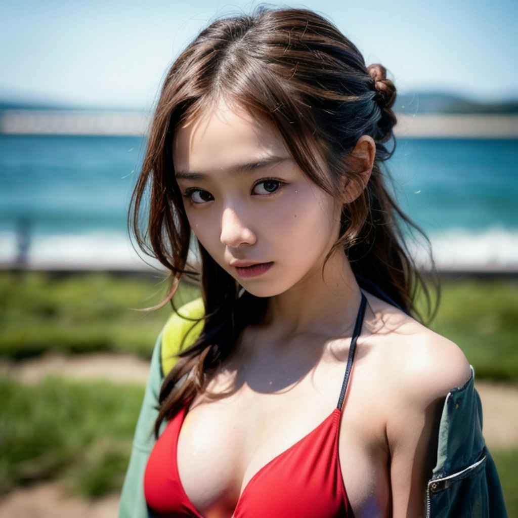 なかなかビキニを披露してくれなっ娘ちゃん