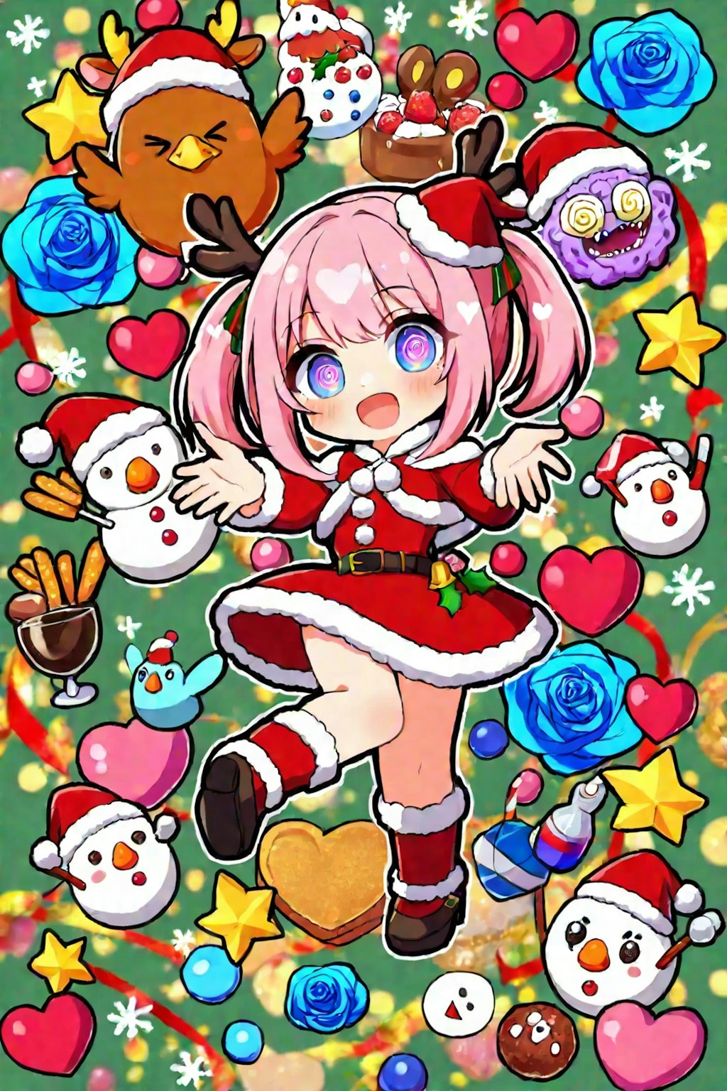 ピンク髪ちゃんのクリスマスイブ