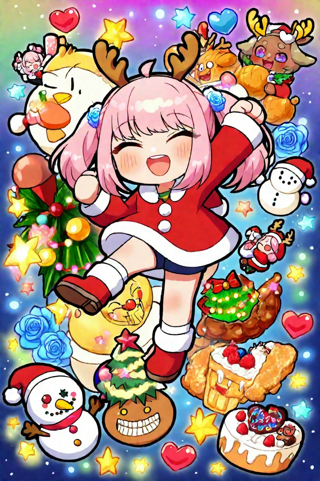 ピンク髪ちゃんのクリスマスイブ