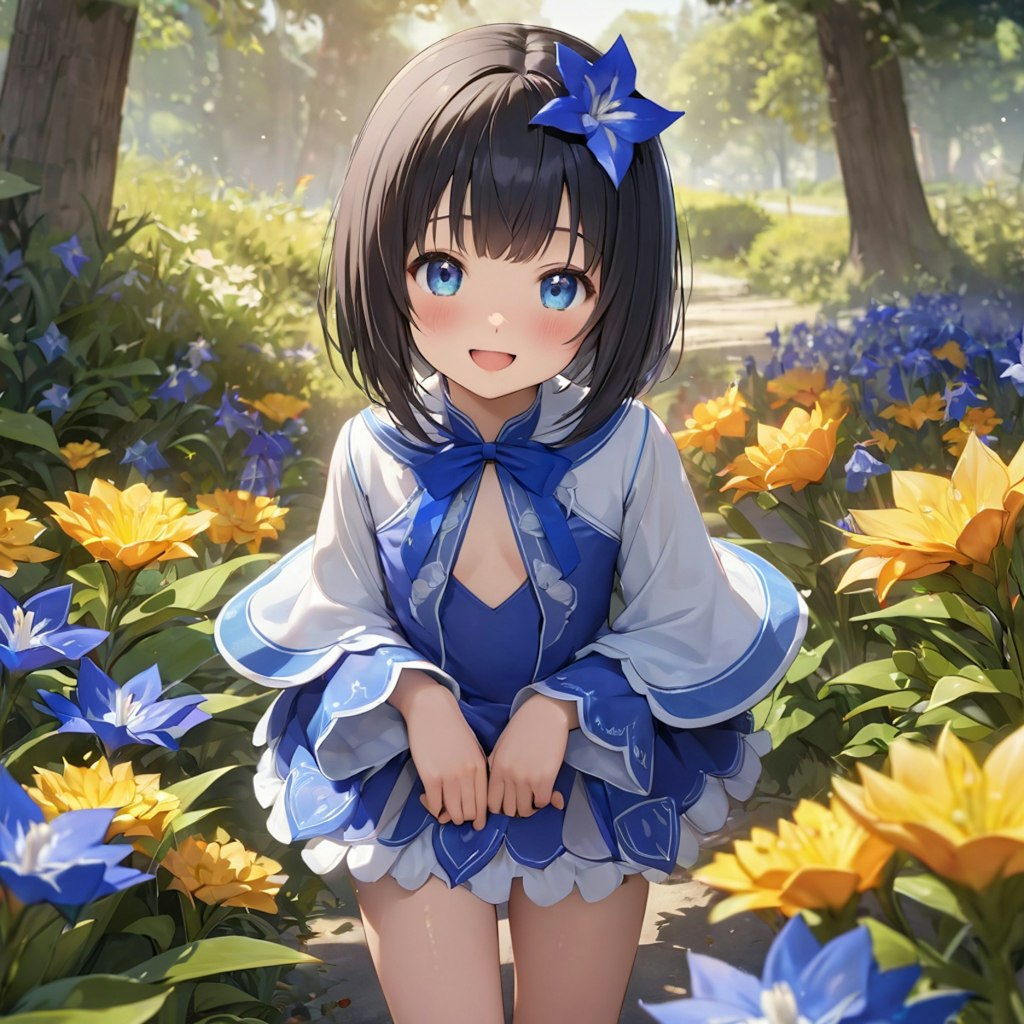 今日の誕生花はリンドウ