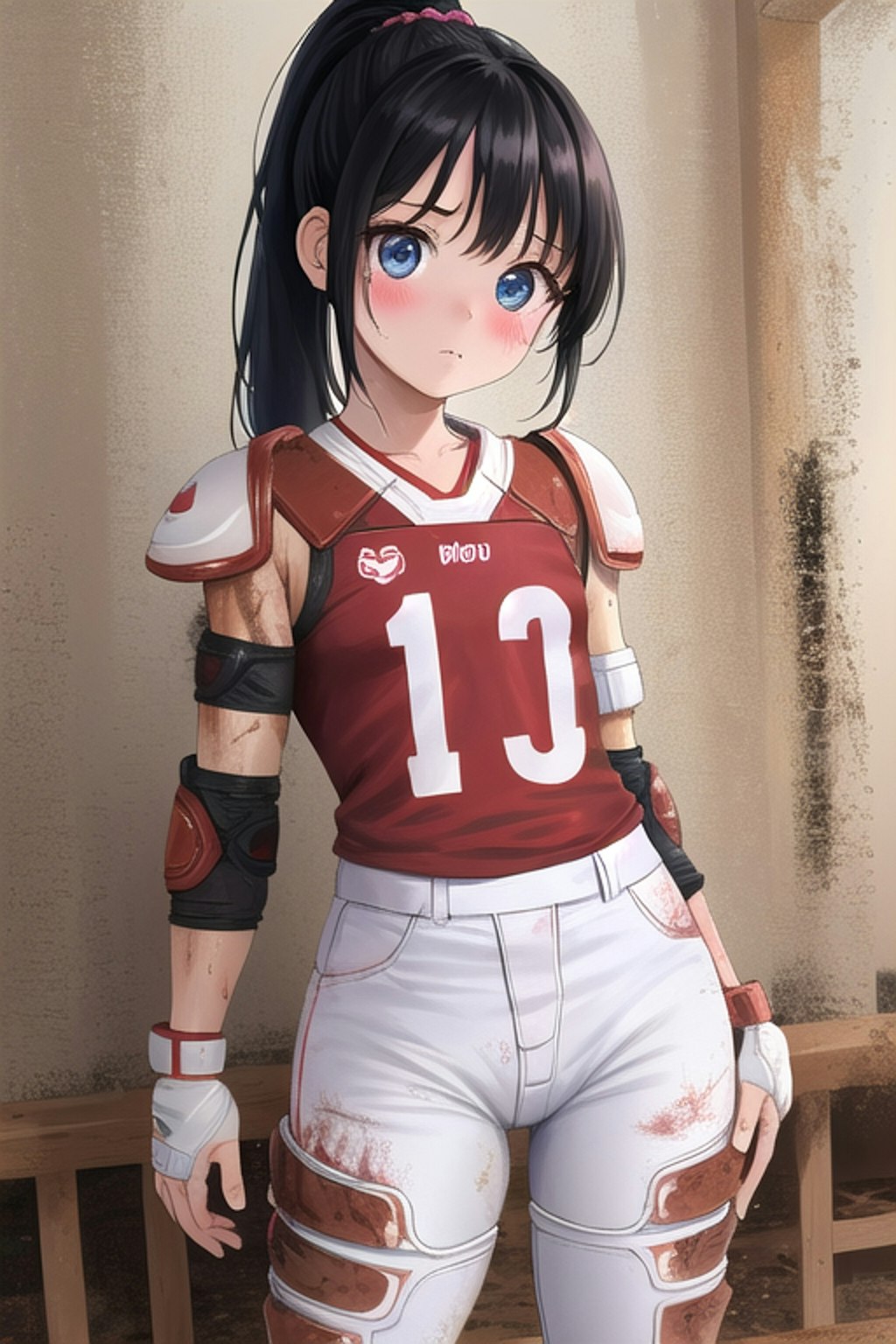 🏈泥まみれの女子アメフト 53