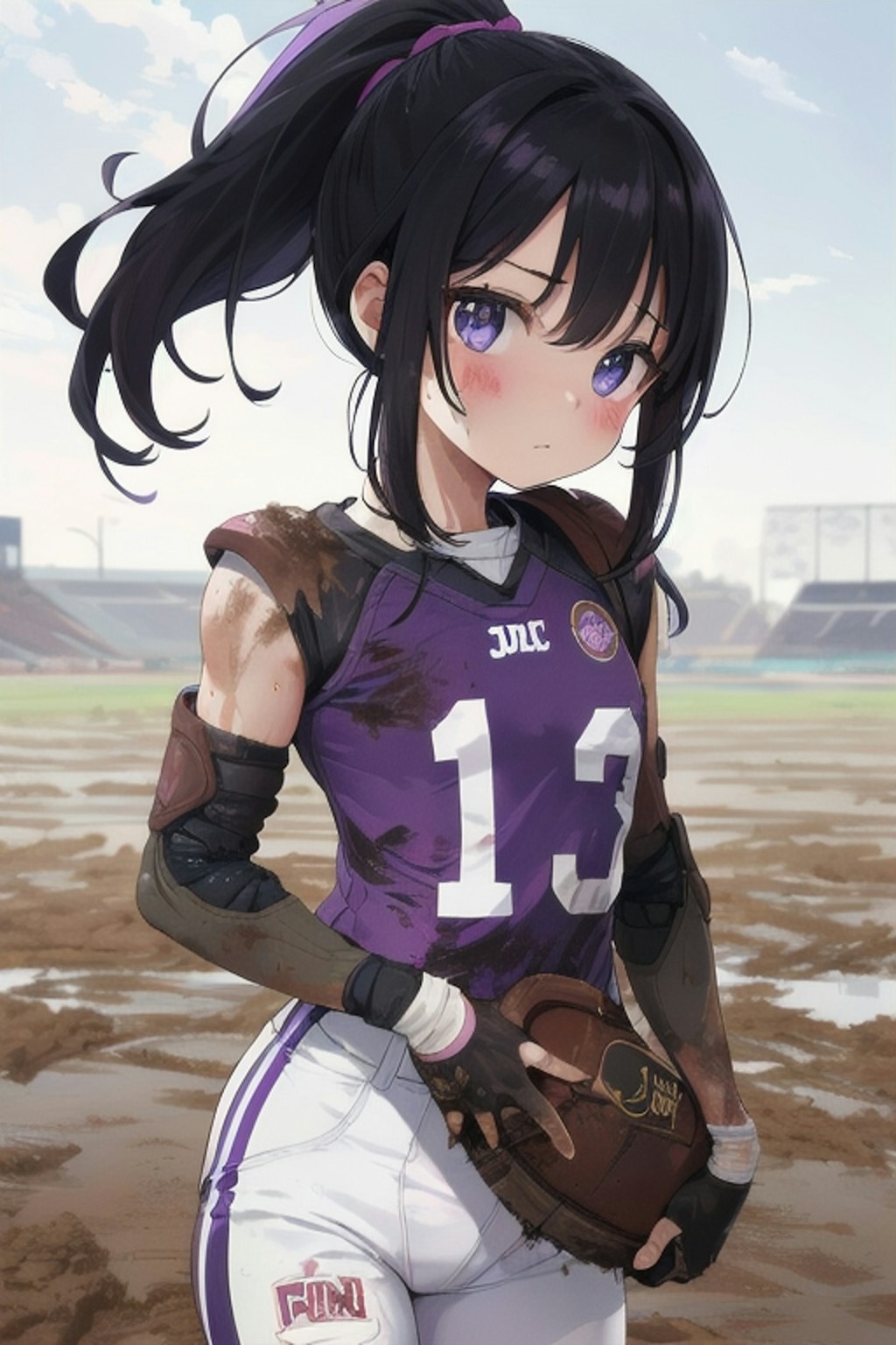 🏈泥まみれの女子アメフト 53