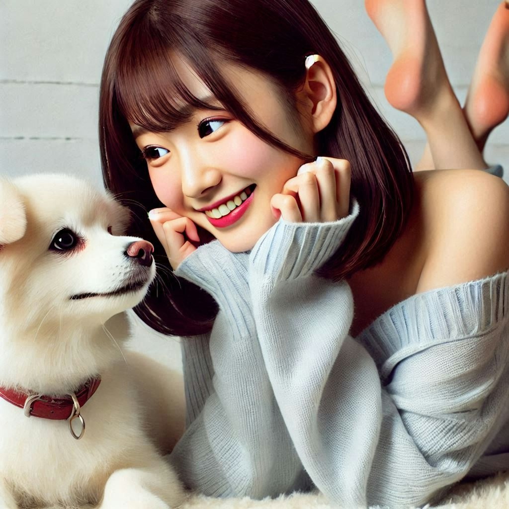 犬と大学生