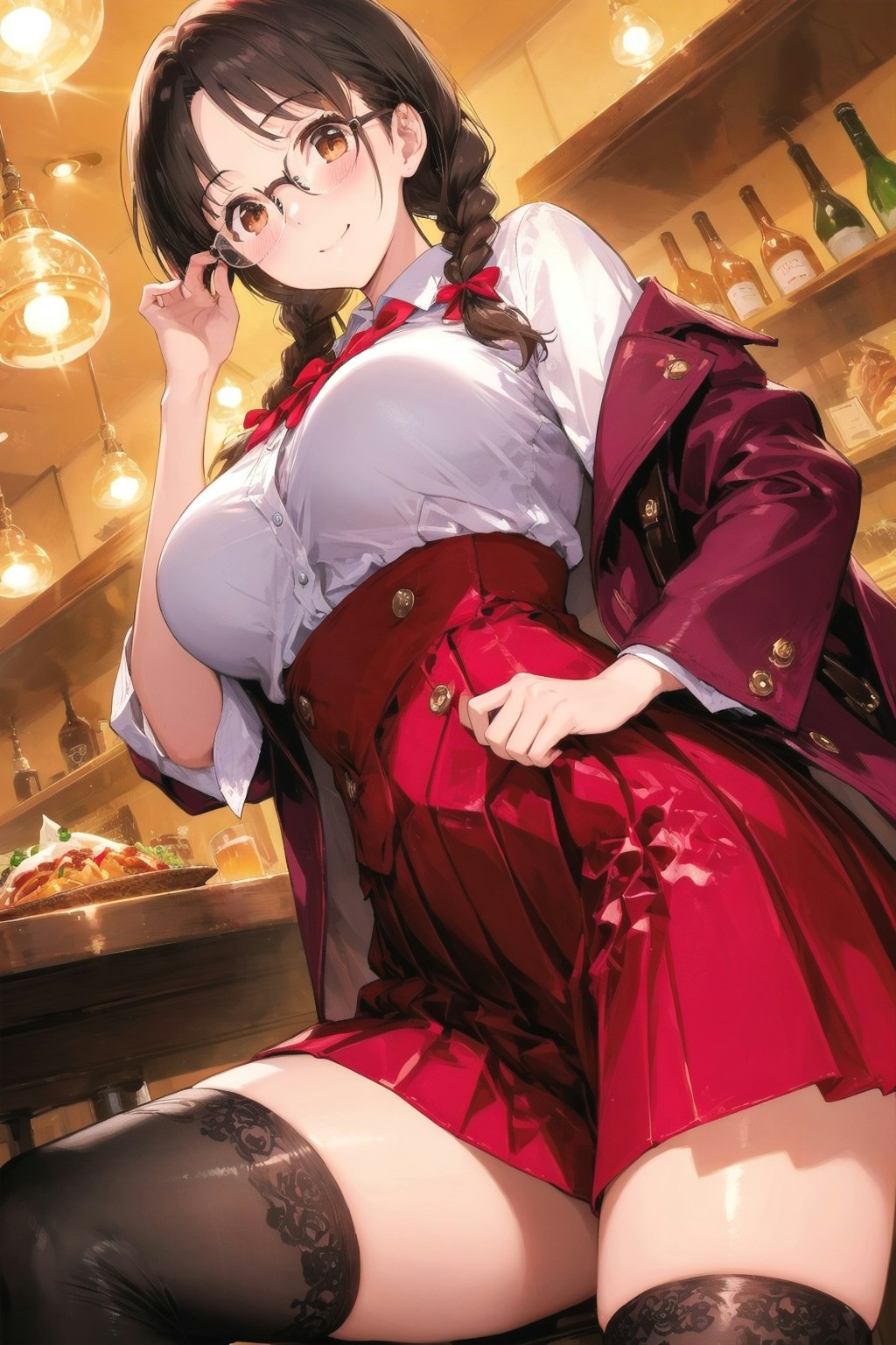 姉妹でレストランに食事に来ました