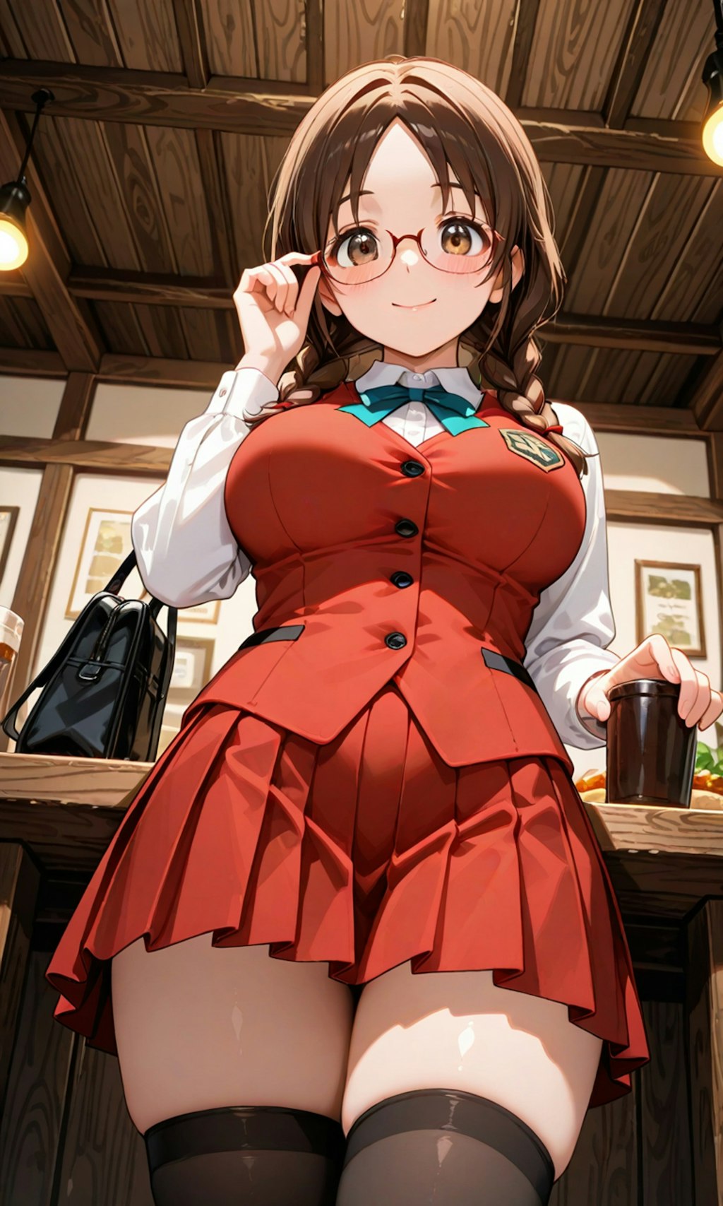 姉妹でレストランに食事に来ました