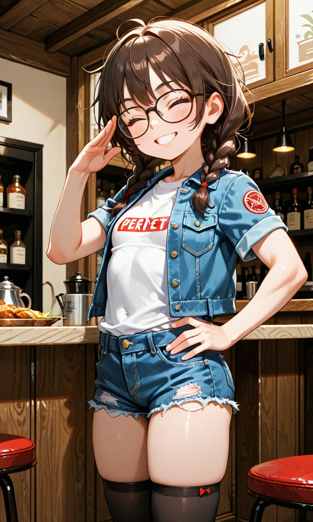 姉妹でレストランに食事に来ました