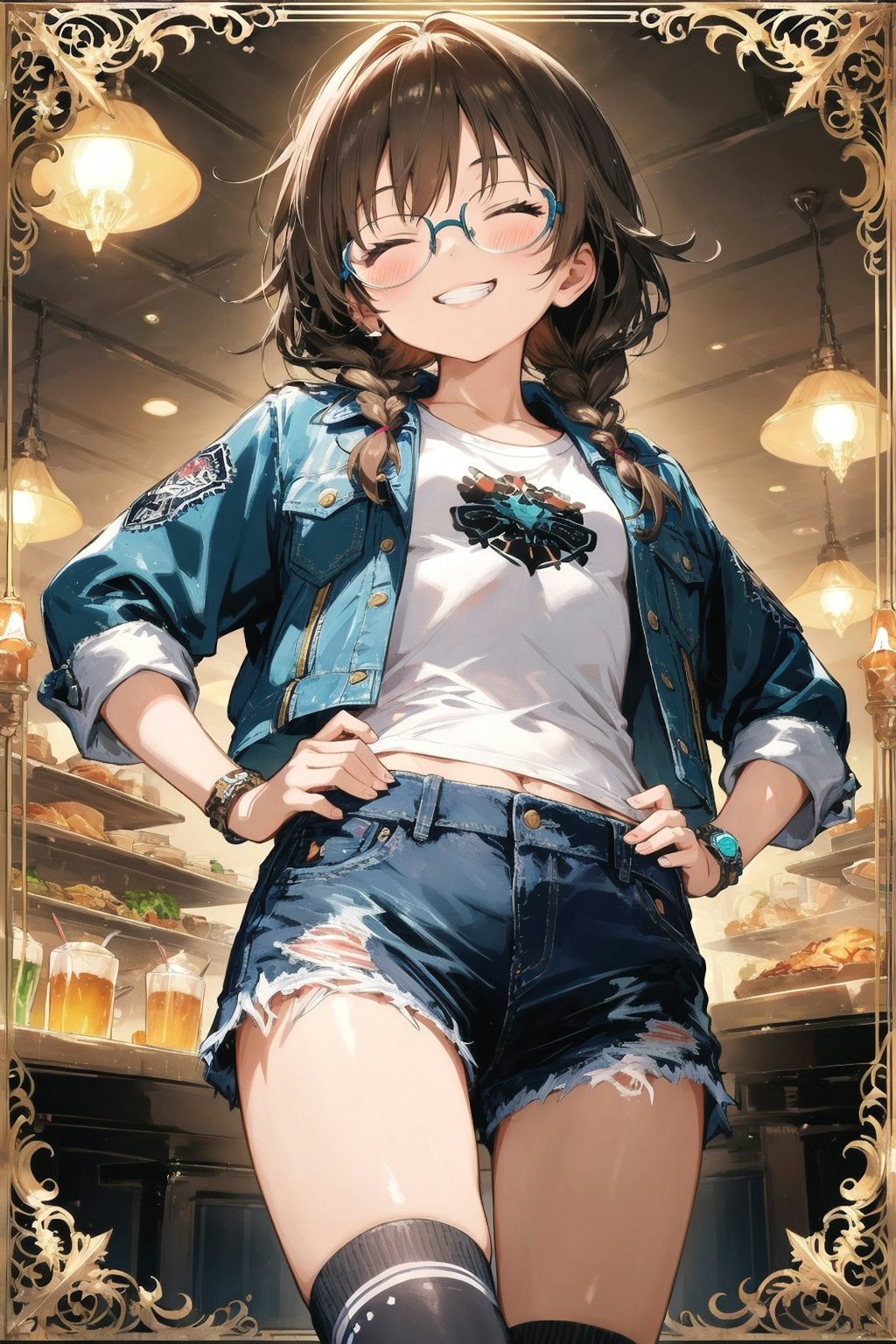 姉妹でレストランに食事に来ました