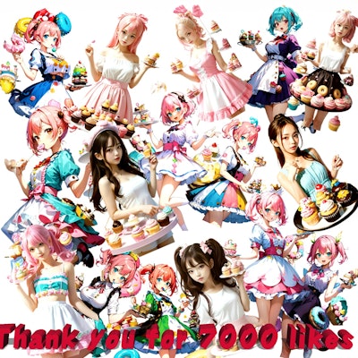 Thank you for 7000 likes　ありがとう。