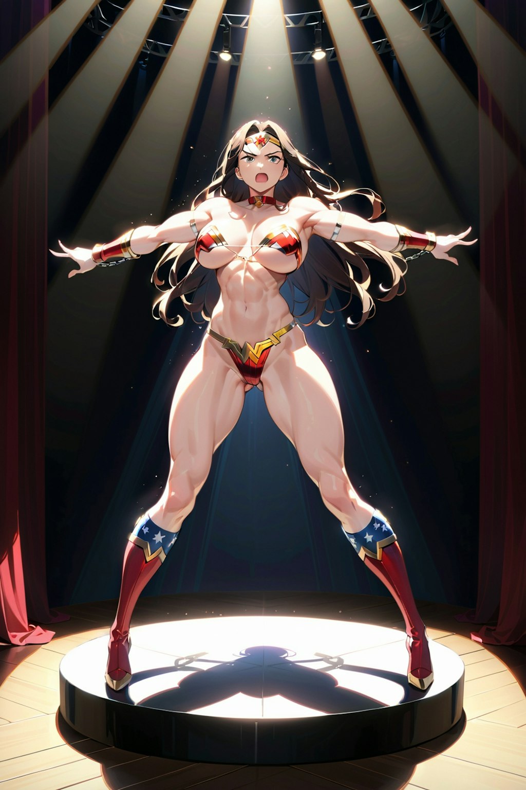 EMERALD WONDER WOMAN STANDING