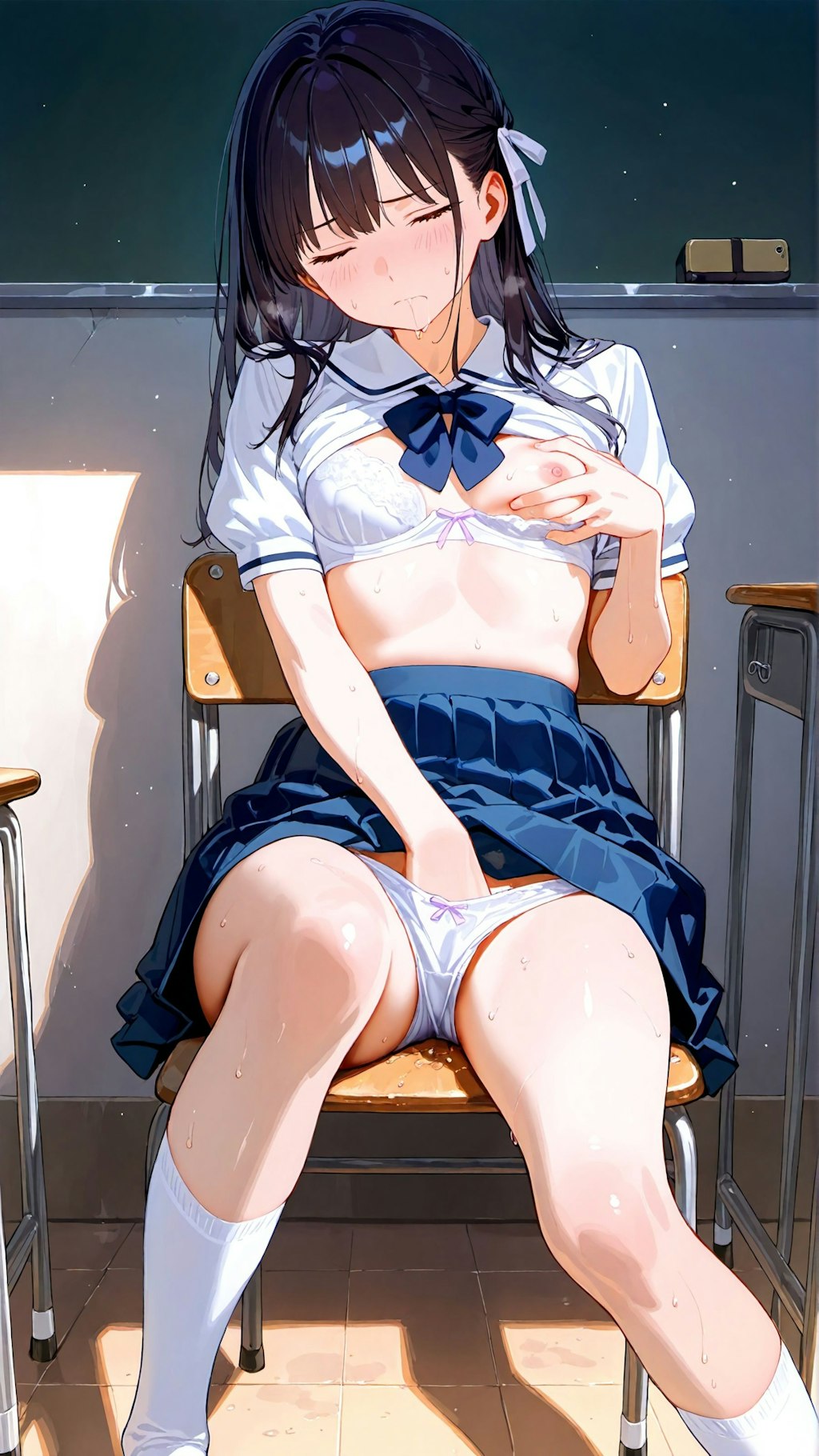 教室で自慰するわたし