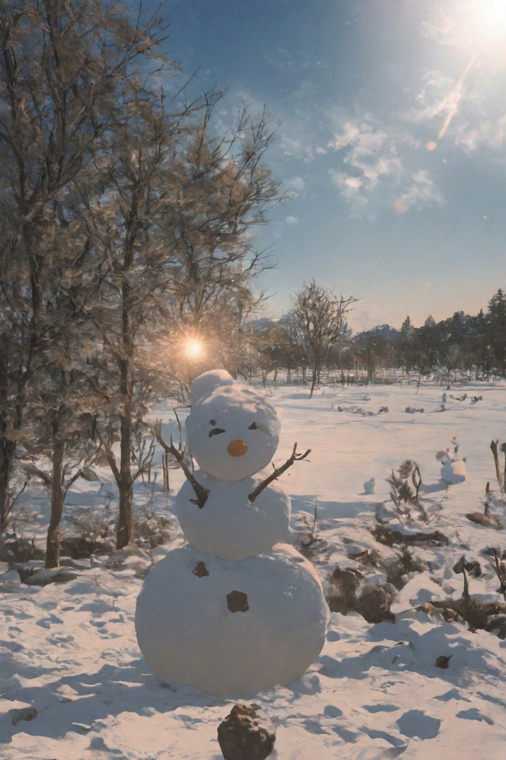 リアル雪だるま