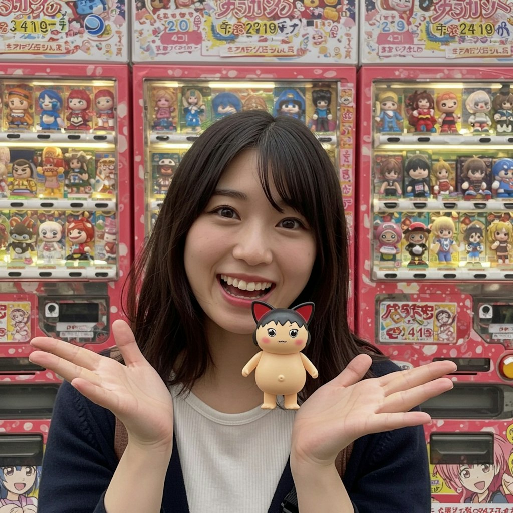 へそガチャを回す