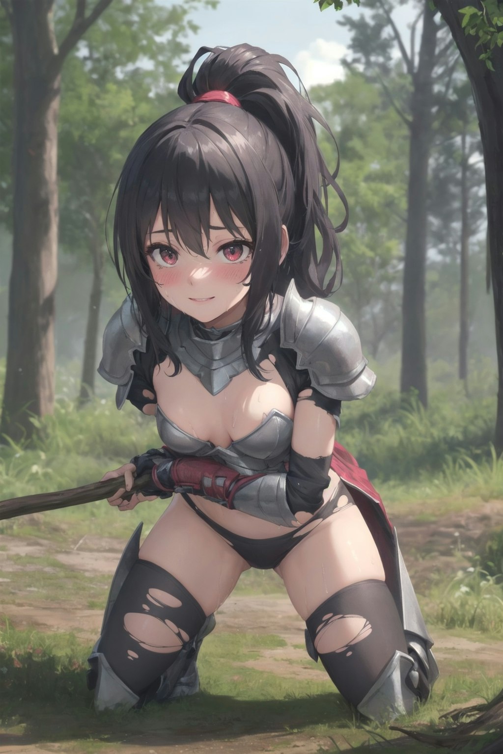 投降した女戦士ちゃん