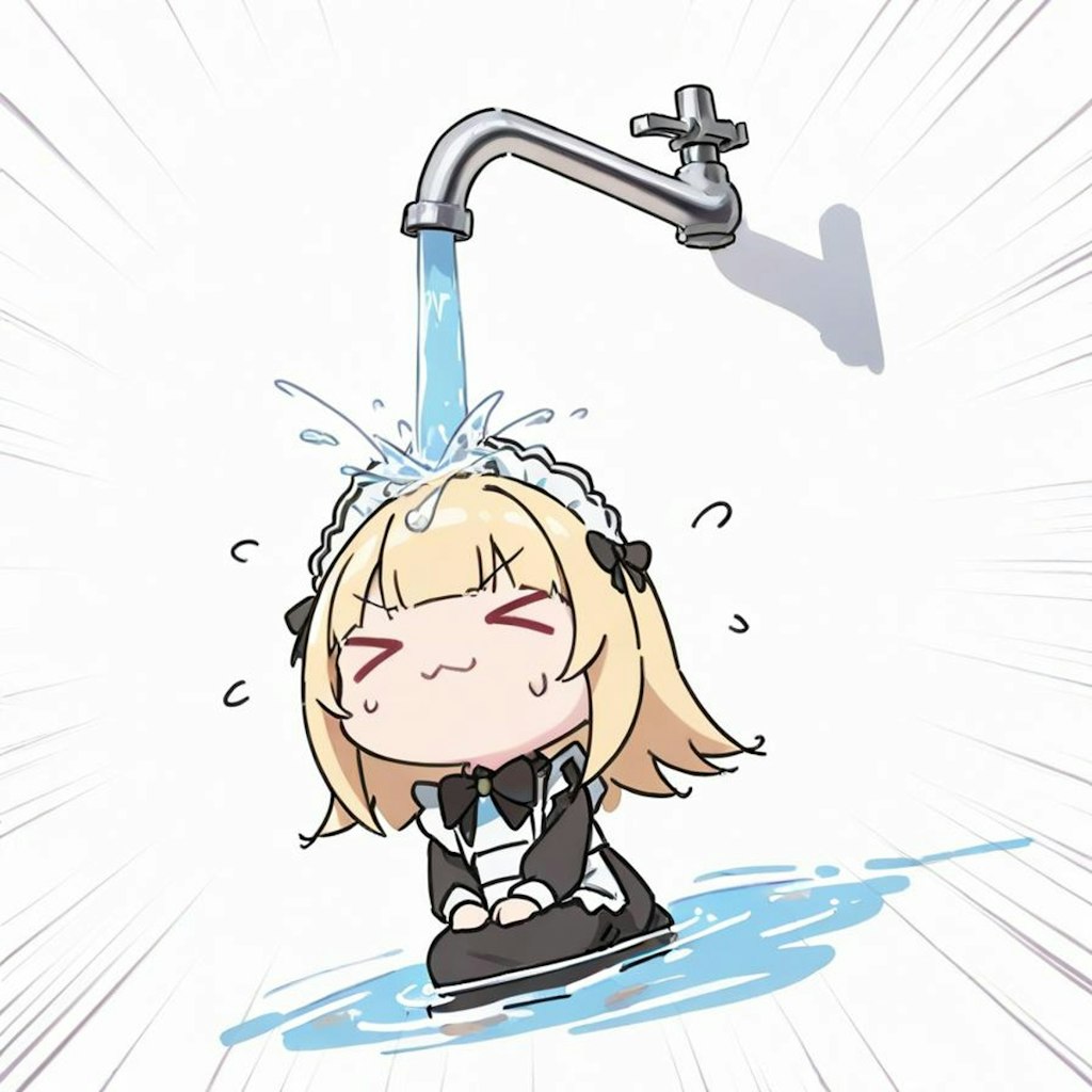 水 浴 び チ ャ レ ン ジ💧💧