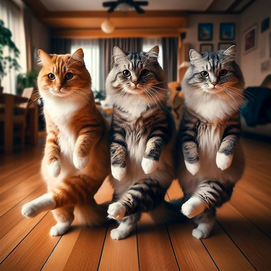 三つ子の猫