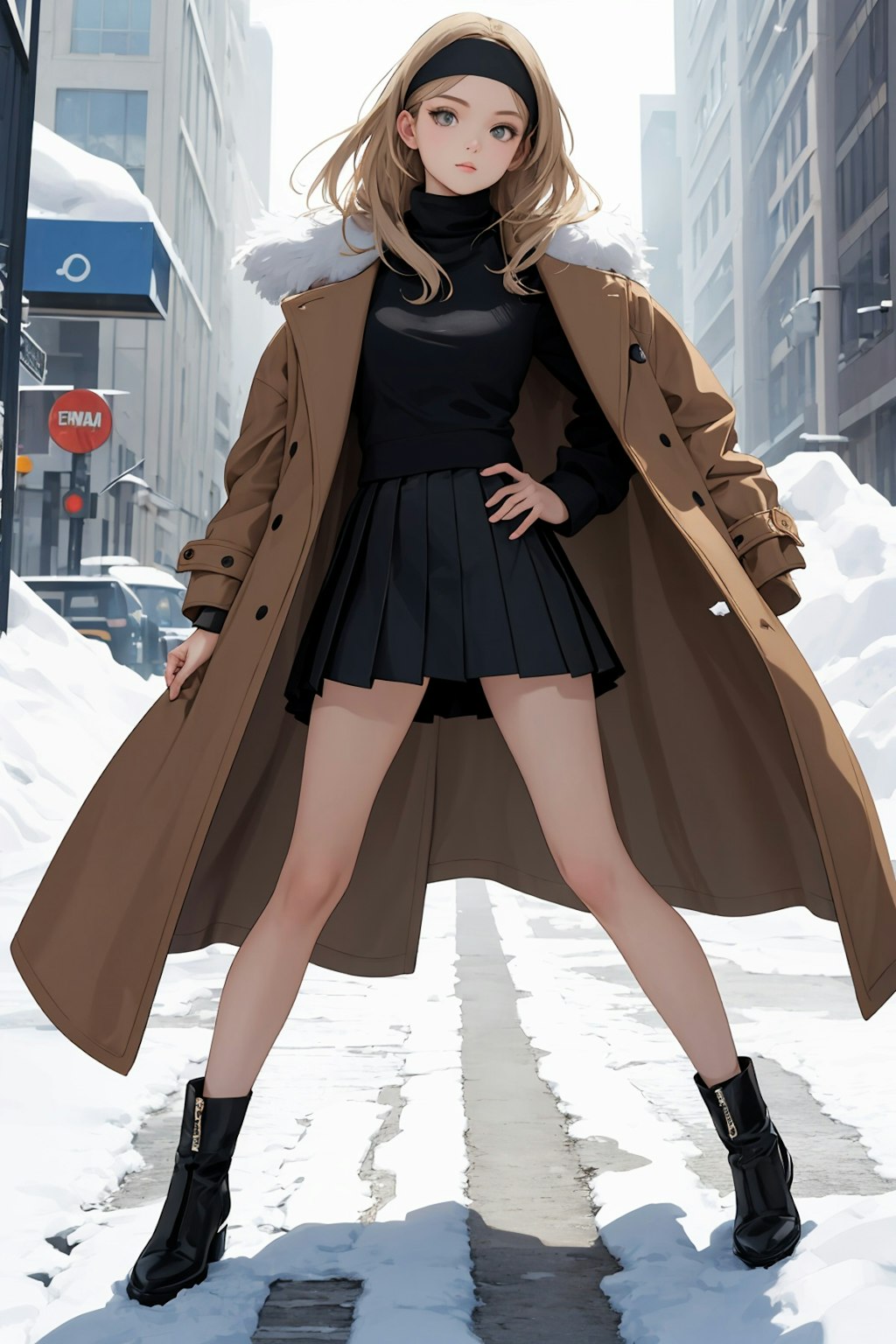 Winter fashion, Trendy Mix style