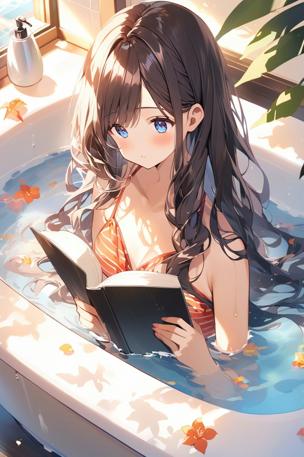 お風呂で読書