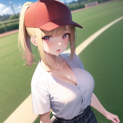 野球部のかわいい女子マネージャー