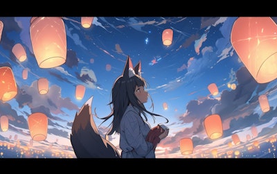 sky lantern