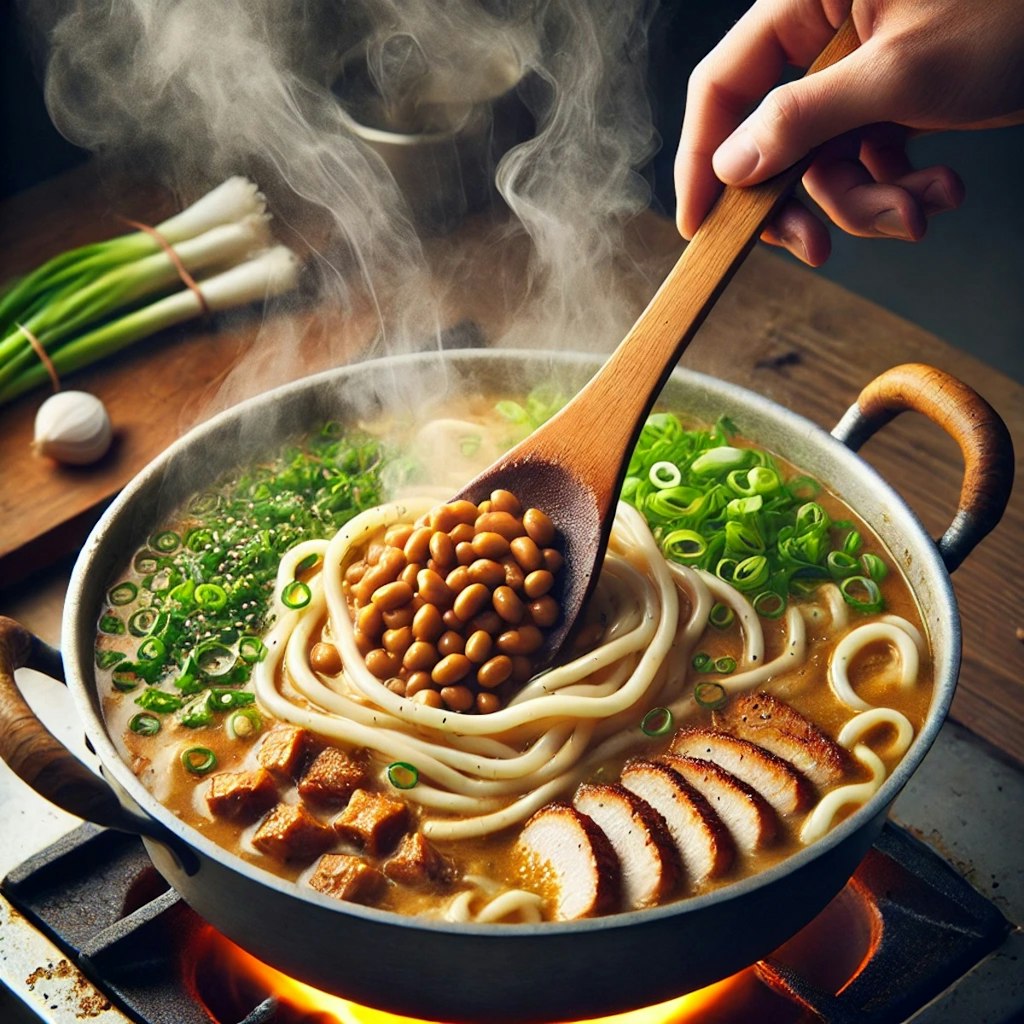 納豆カレーうどん~ｲﾀﾀﾞｷﾏｰｯｽ!!!~