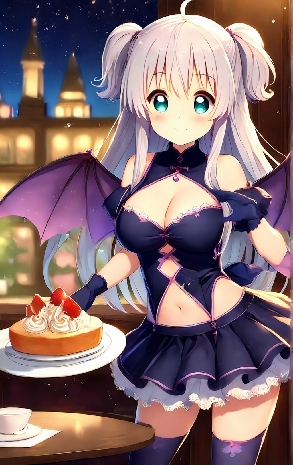 フレンチトーストとメイド