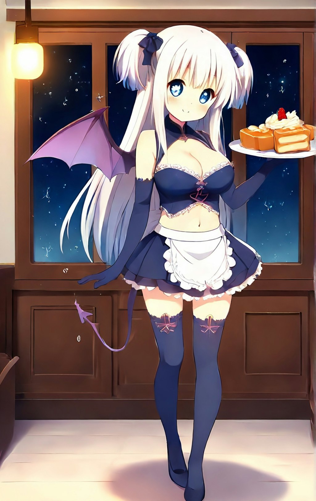 フレンチトーストとメイド