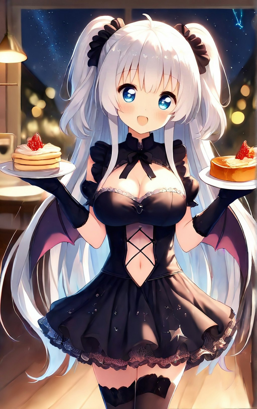 フレンチトーストとメイド