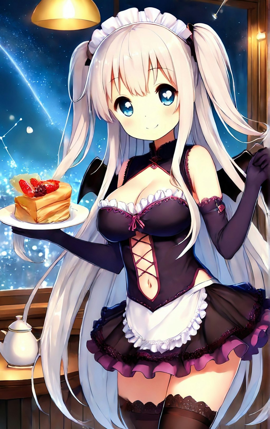 フレンチトーストとメイド