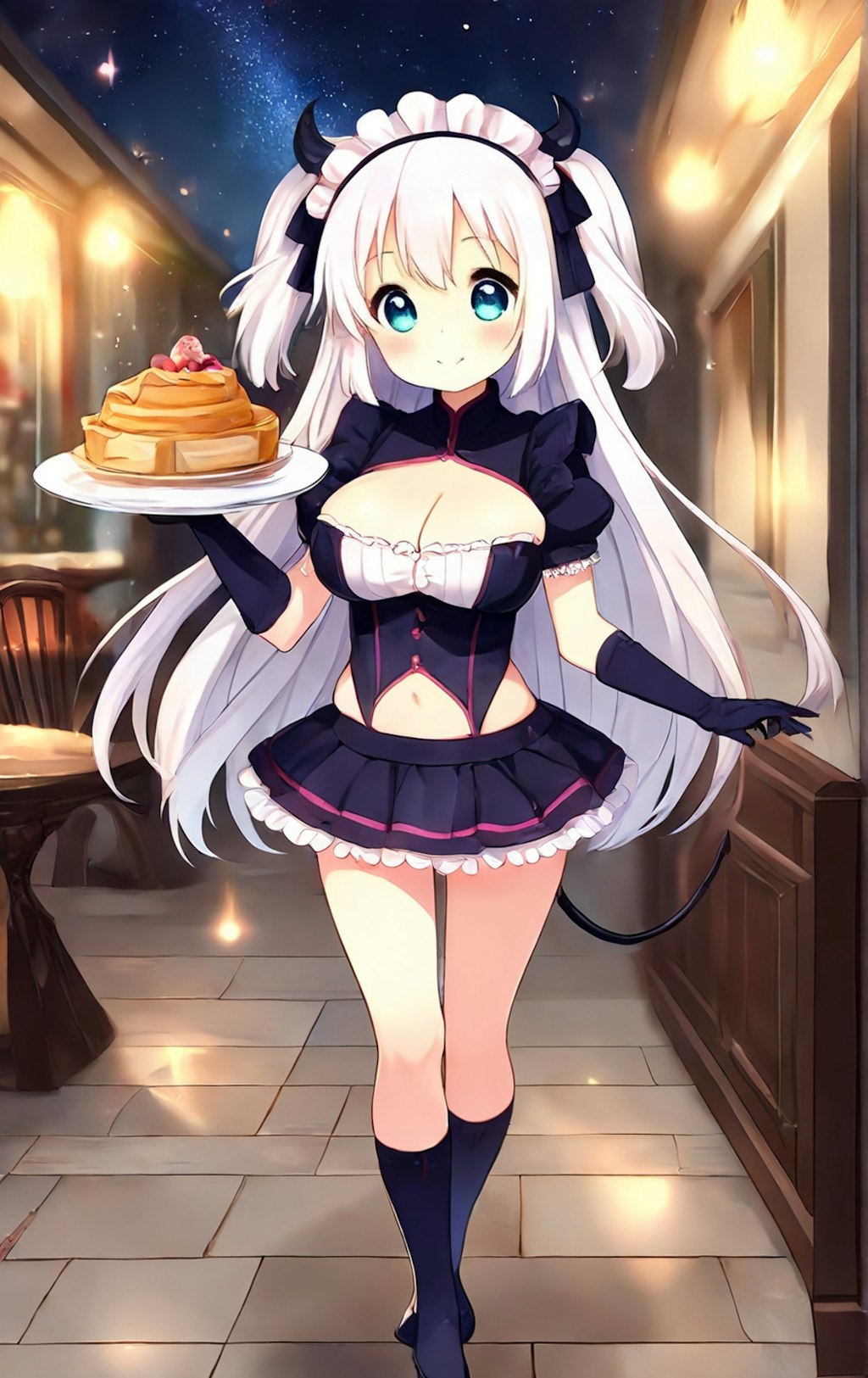 フレンチトーストとメイド