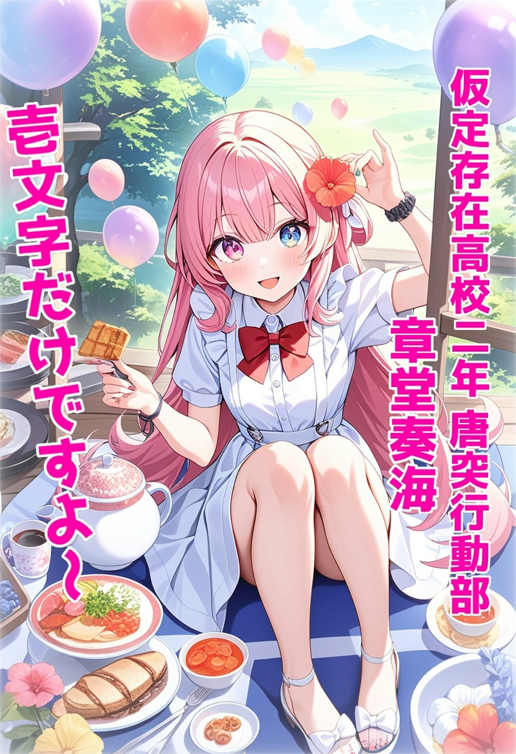 小説『極限的壱文字描写』【ニャンノ世界】