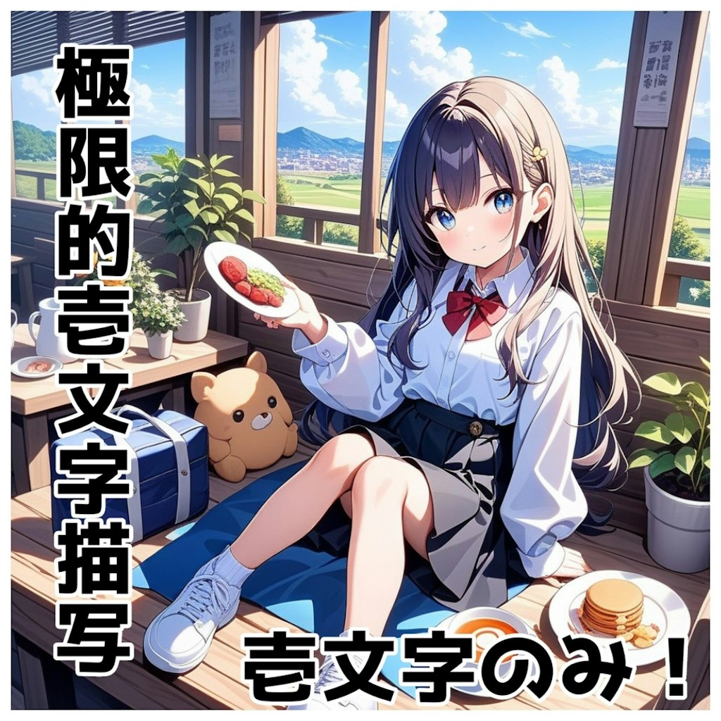 小説『極限的壱文字描写』【ニャンノ世界】
