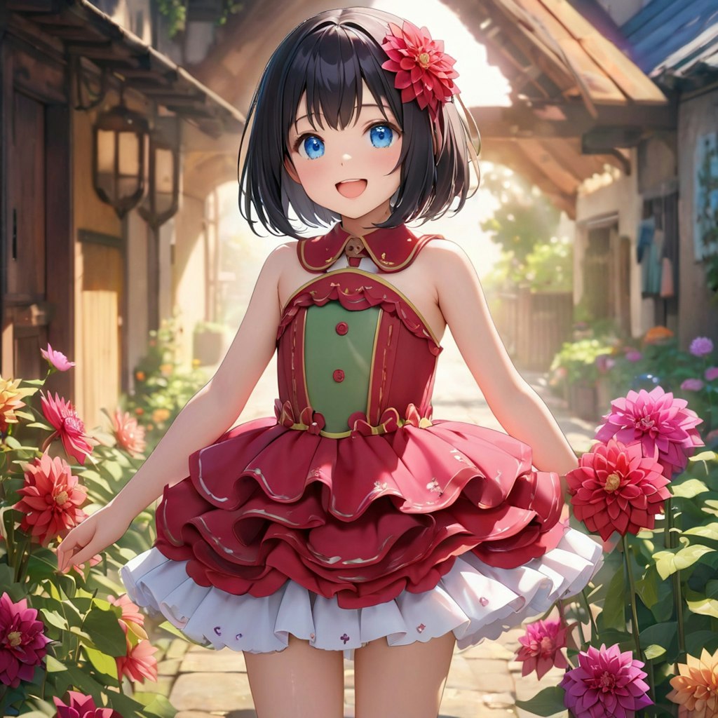 今日の誕生花はダリア