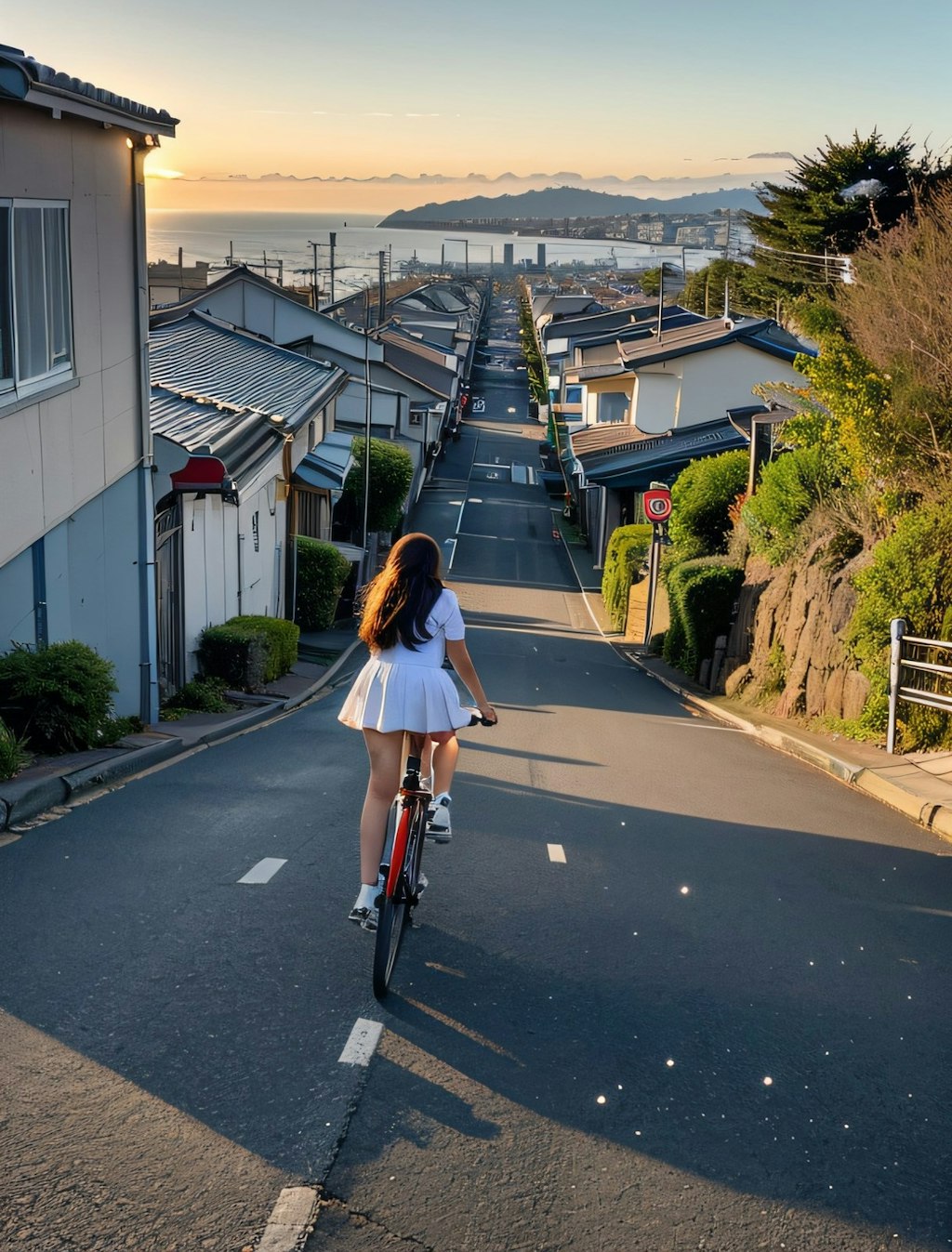 5時半の夕日