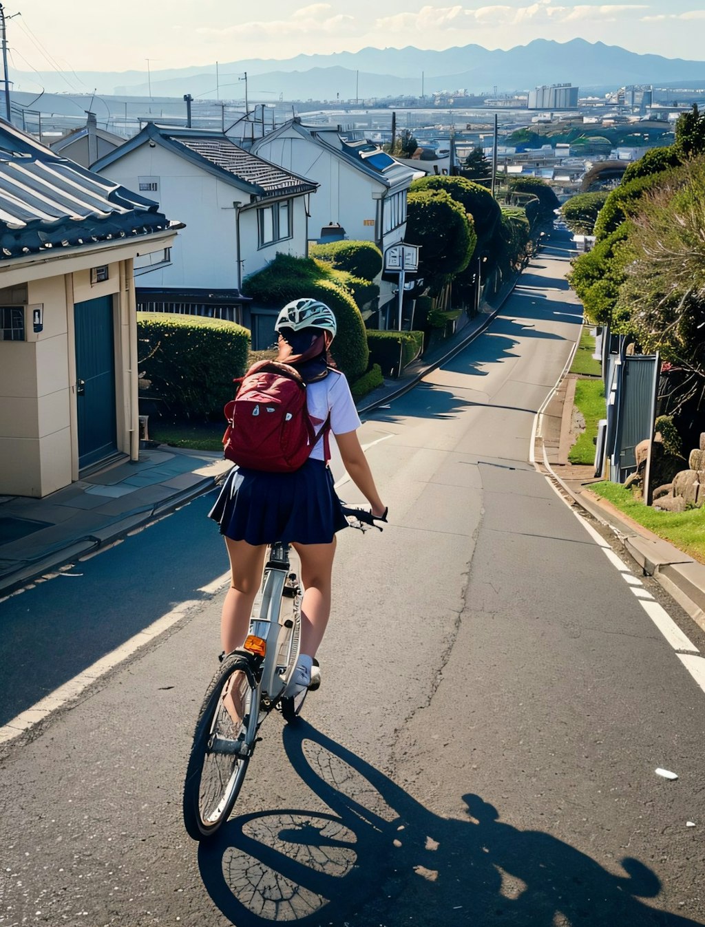 5時半の夕日