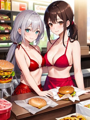 ハンバーガー食べたいですか？