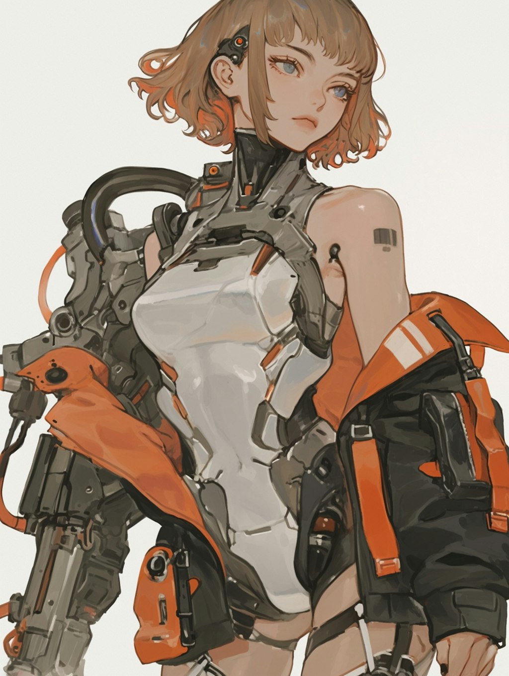 mecha girl sci-fi mode