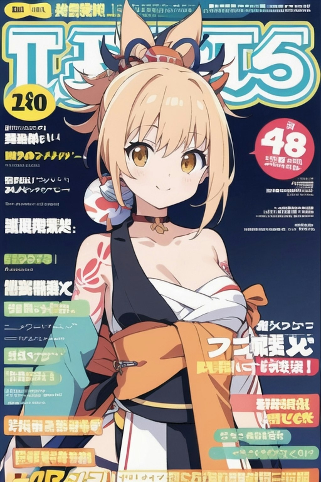 【原神】:『アニメ雑誌の表紙風』①