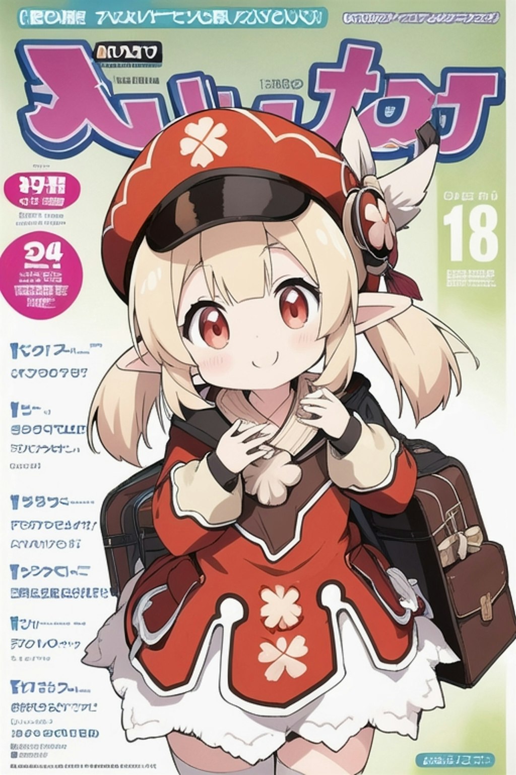 【原神】:『アニメ雑誌の表紙風』①