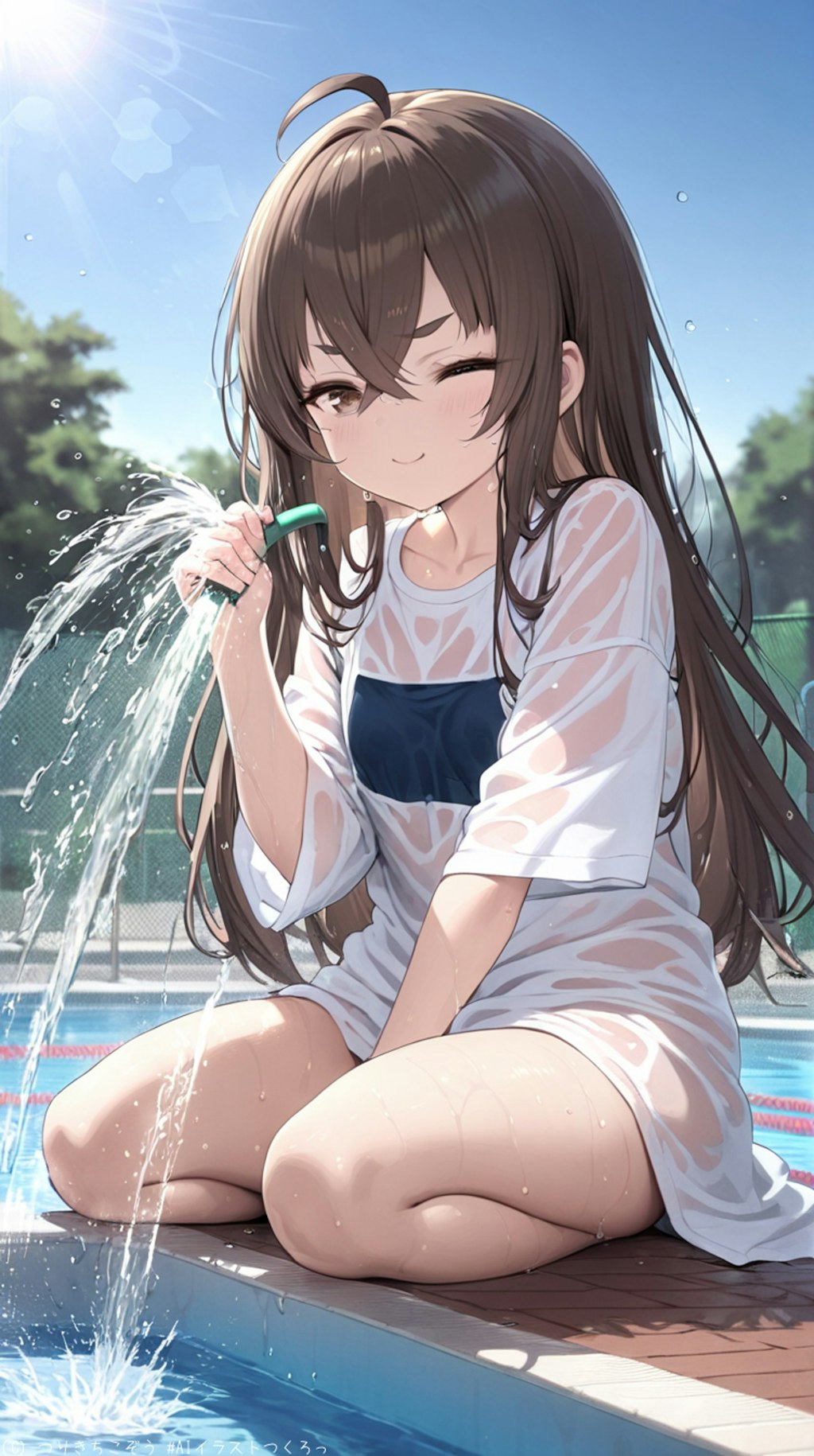 夏はやっぱり水遊び