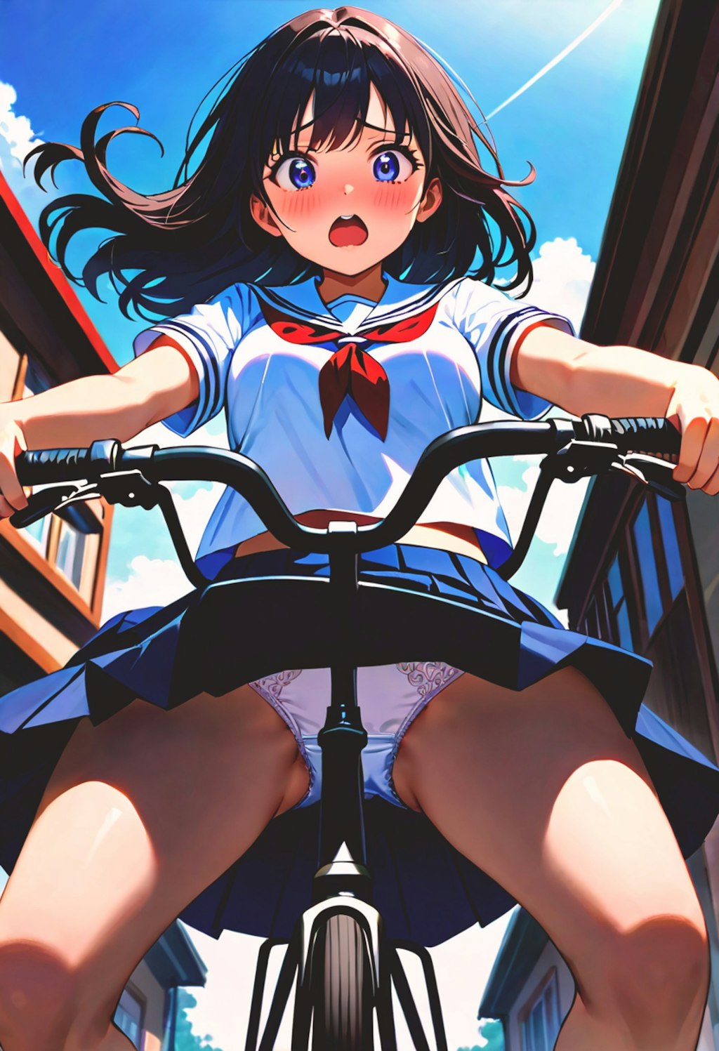 制服自転車 #4