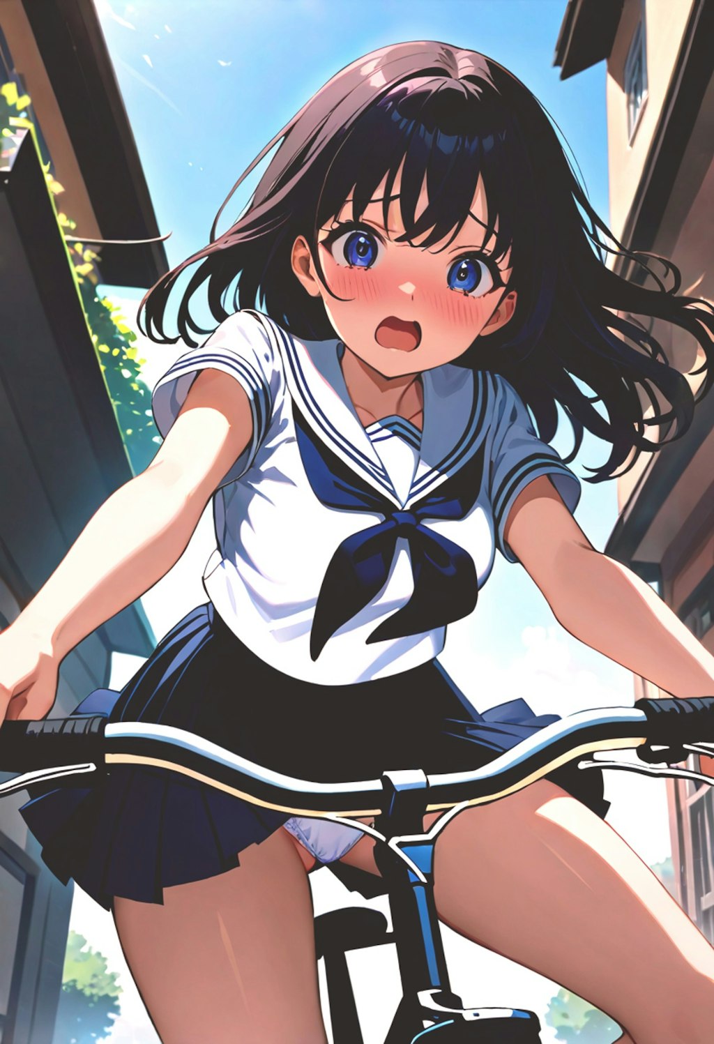 制服自転車 #4