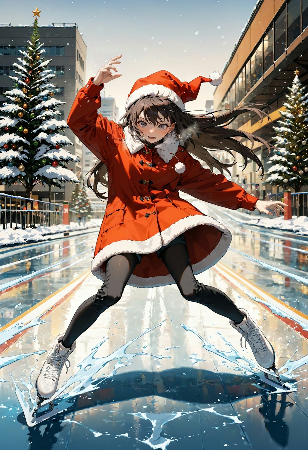 今日はスケートの日。クリスマス　その３