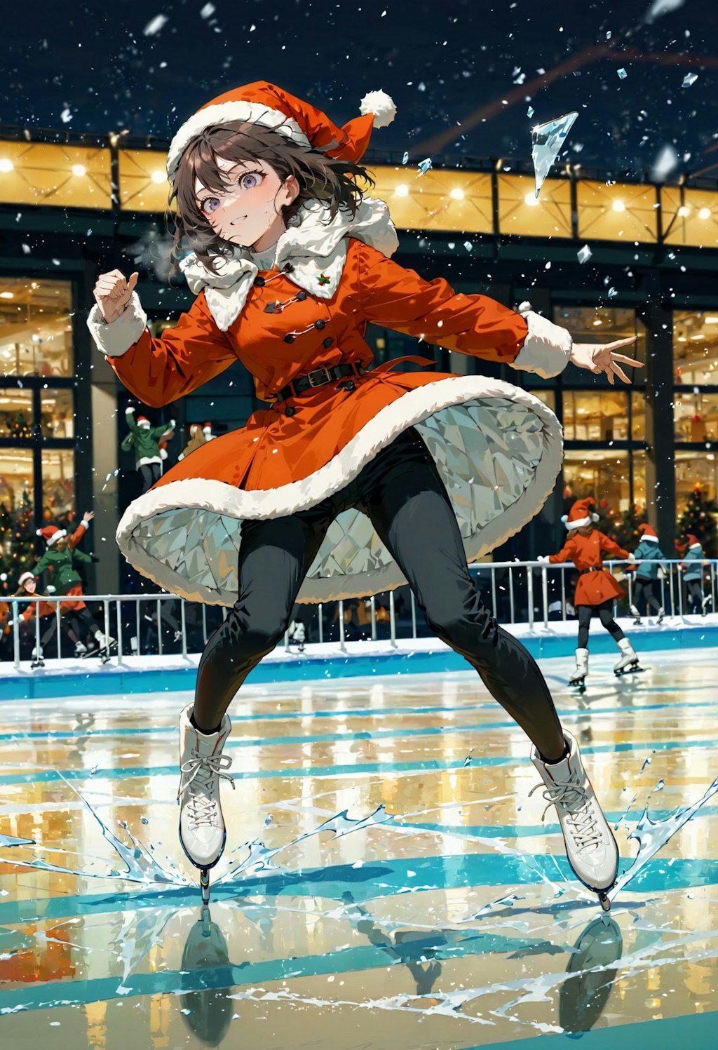 今日はスケートの日。クリスマス　その３